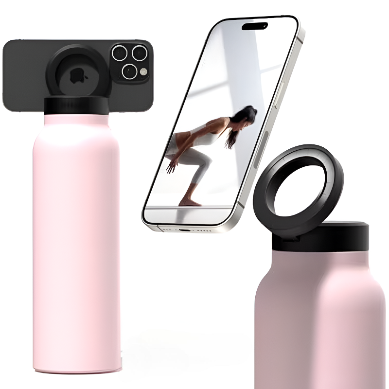 Insulated Water Bottle with Magsafe Phone Holder