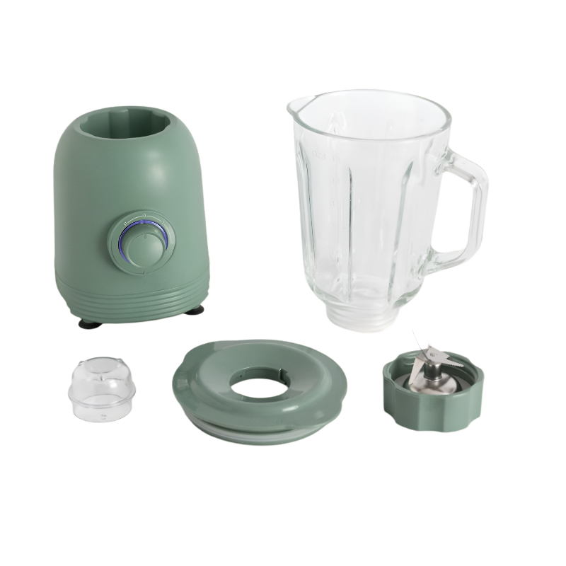 High-Power 800W Blender with 4 Stainless Steel Blades