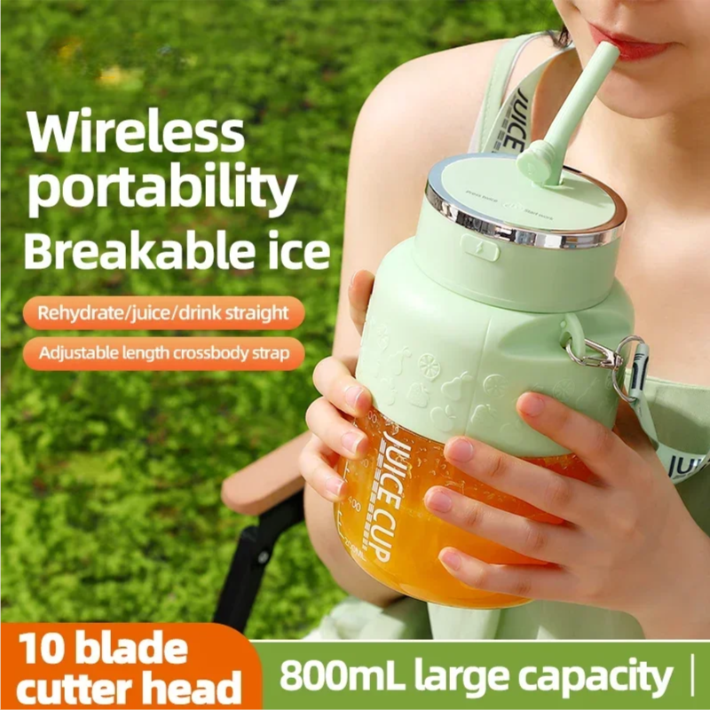 Wireless Portable 800ML Electric Sports Juicer