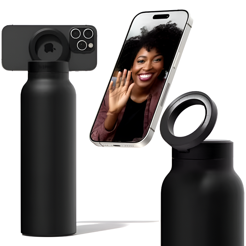Insulated Water Bottle with Magsafe Phone Holder